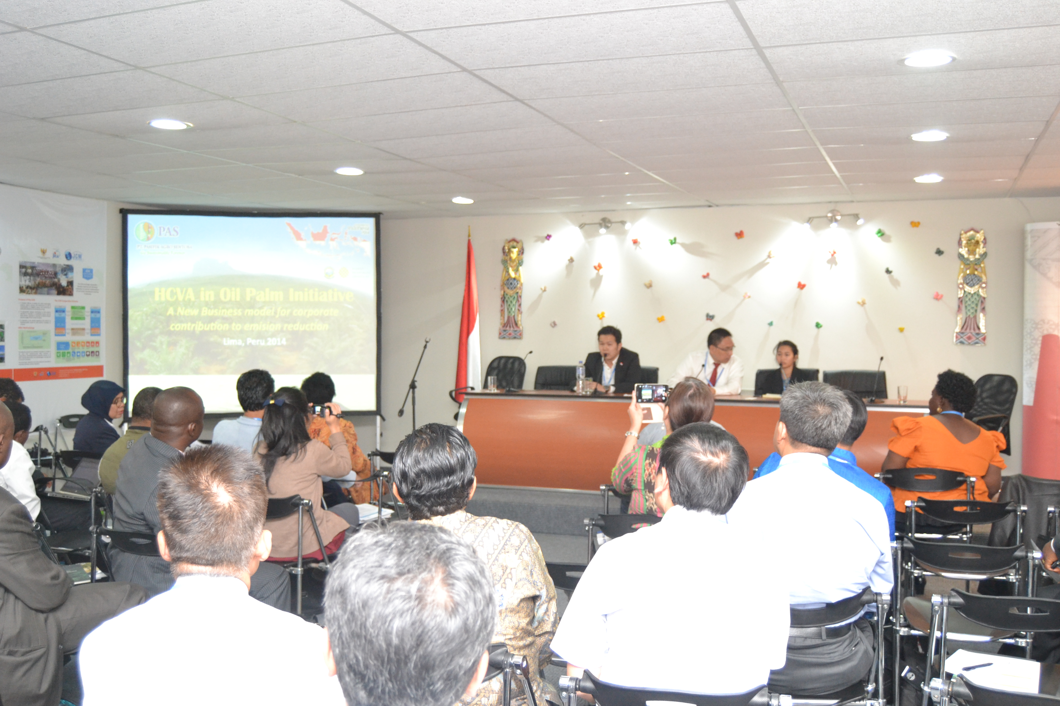 Presentasi PT. PAS dalam Indonesia Paviliun, COP20/UNFCCC di Lima, Peru 08 Des, 2014