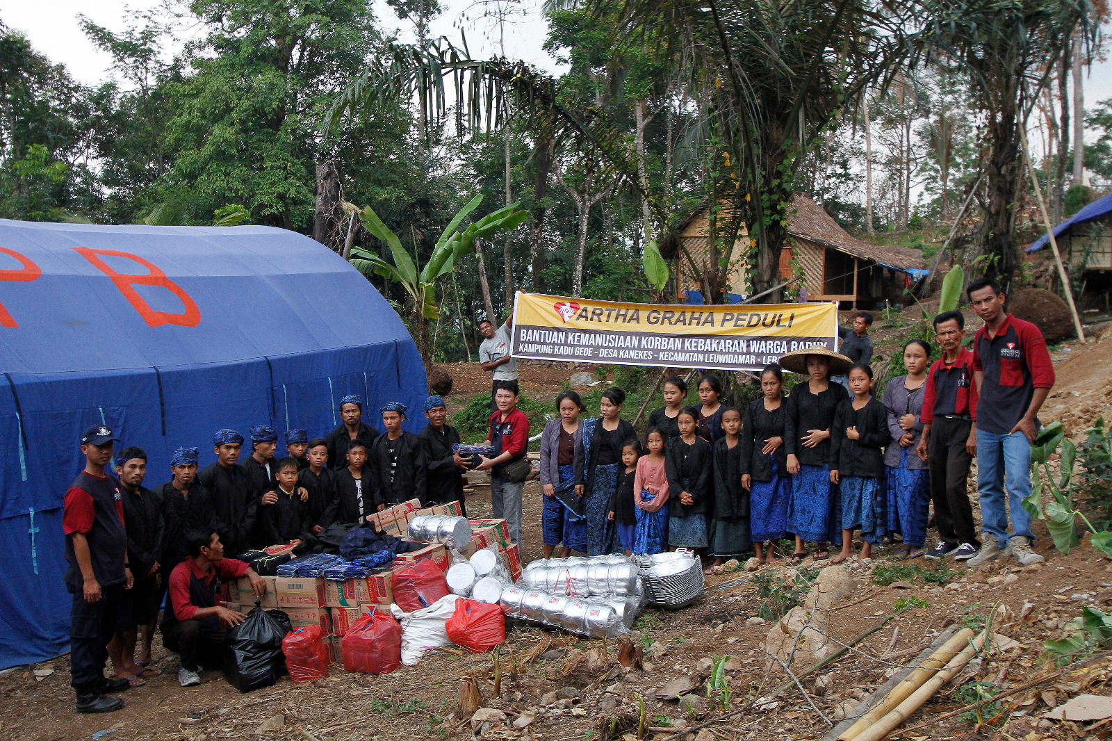 Bantuan Kebakaran Baduy Kampung Kadu Gede 26 September 19